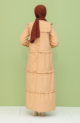 Camel Hijab Dress 21Y8306-06