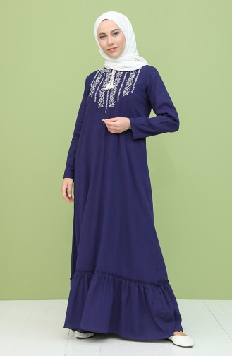 Purple Hijab Dress 22213-06