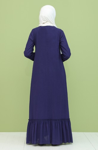 Purple Hijab Dress 22213-06