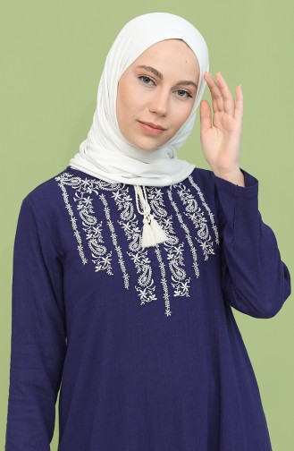 Lila Hijab Kleider 22213-06