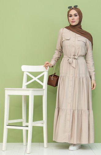 Gems Hijab Dress 8301-08