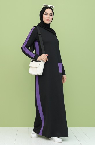 Robe Hijab Pourpre 3262-05