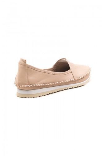 Beige Damen Ballerinas 04