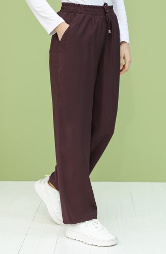 Pantalon Pourpre Foncé 0156-02