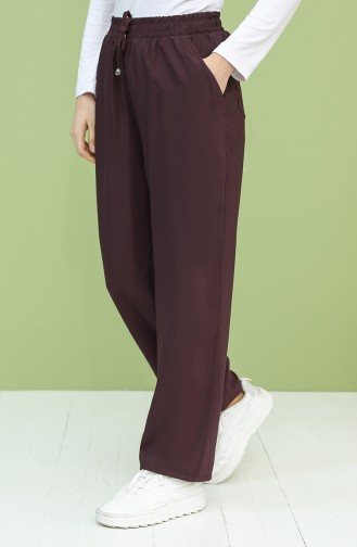 Pantalon Pourpre Foncé 0156-02