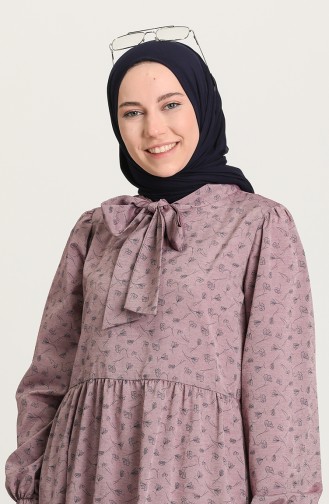 Zwetschge Hijab Kleider 1447-02