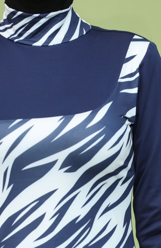 Navy Blue Swimsuit Hijab 2040