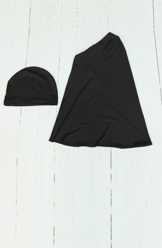 Black Swimsuit Hijab 2070-01