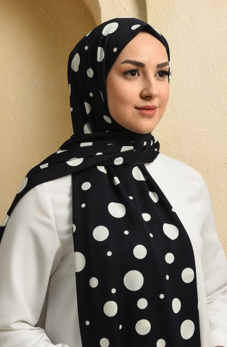 Navy Blue Shawl 1161-04