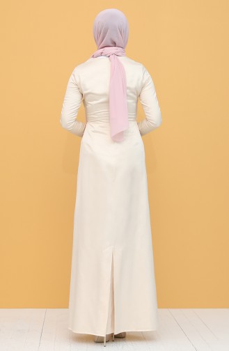 Habillé Hijab Ecru 7282-01