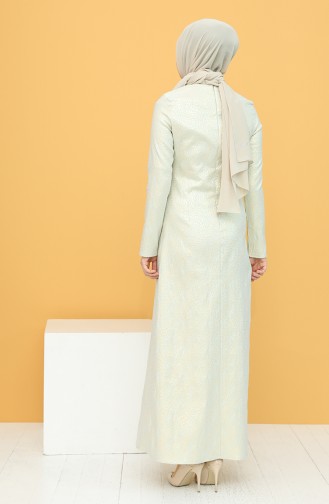 Robe a Paillettes 7300-01 Beige 7300-01