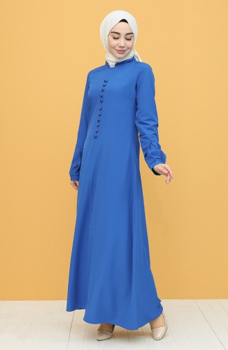 Robe Hijab Blue roi 2537-04