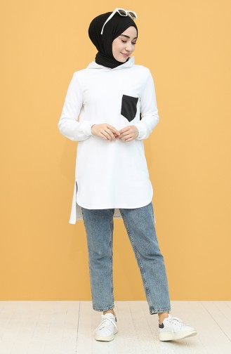 White Sweatshirt 1568-03