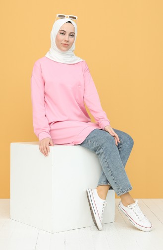 Cepli Sweatshirt 1571-03 Pembe