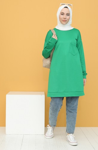 قميص رياضي أخضر حشيشي 1571-07