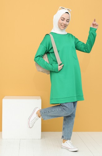 قميص رياضي أخضر حشيشي 1571-07