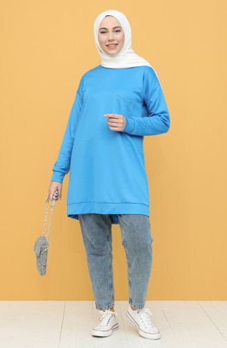 Sweatshirt Bleu 1571-11