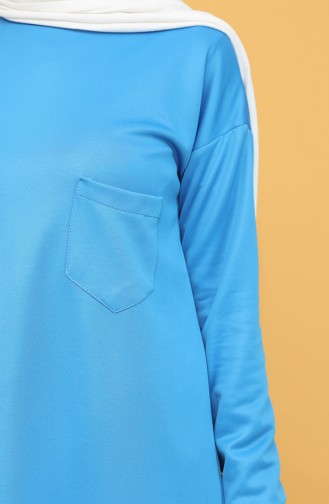 Sweatshirt Bleu 1571-11