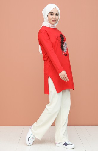 Tunique Rouge 55406D-03