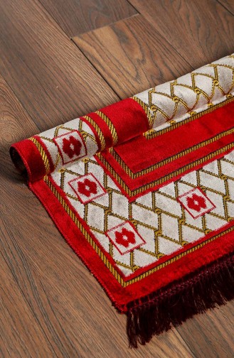 Claret Red Prayer Rug 0005-03