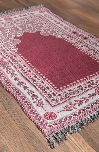 Tapis de Prière Bordeaux 0008-04