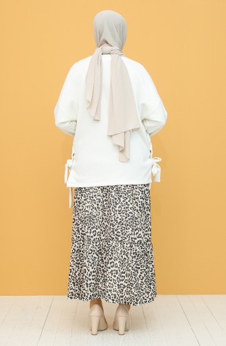 Beige Skirt 8270-01