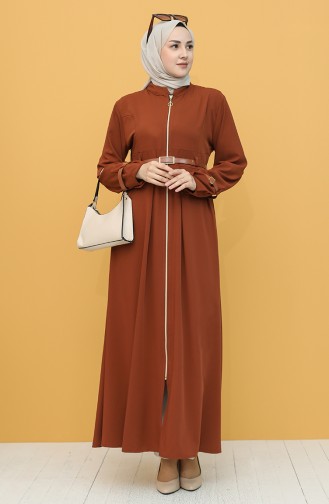 Brick Red Abaya 1788-05