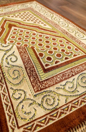 Brown Prayer Rug 0004-01