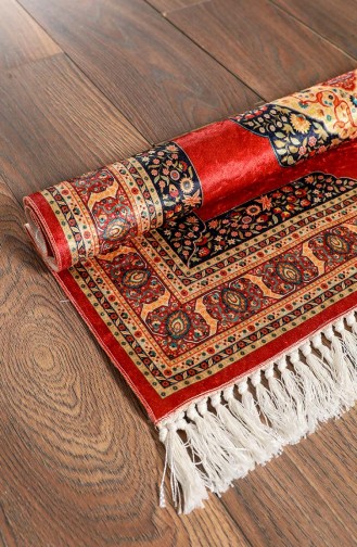 Brick Red Prayer Rug 1000-10