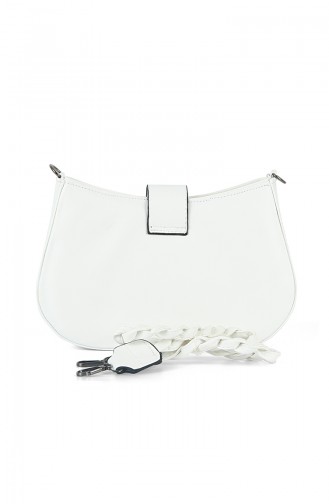 White Shoulder Bags 7000BE