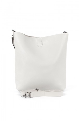 White Shoulder Bags 7002BE