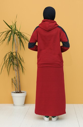 Claret Red Suit 5096-03