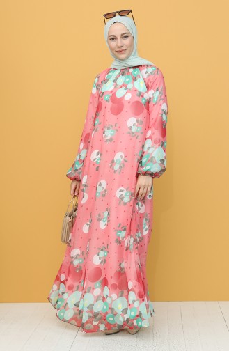 Robe Hijab Corail 7290-03