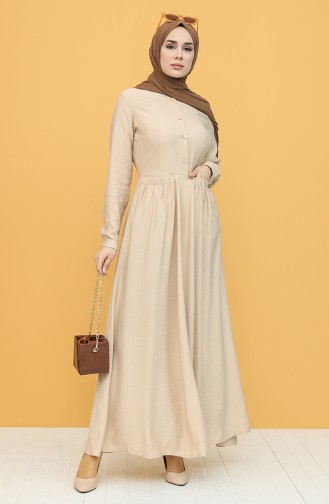 Robe Hijab Beige 8300-09