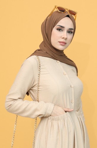 Robe Hijab Beige 8300-09