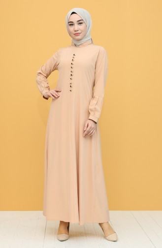 Robe Hijab Pelure d`oignon 2537-01