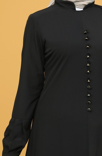 Black Hijab Dress 2537-03