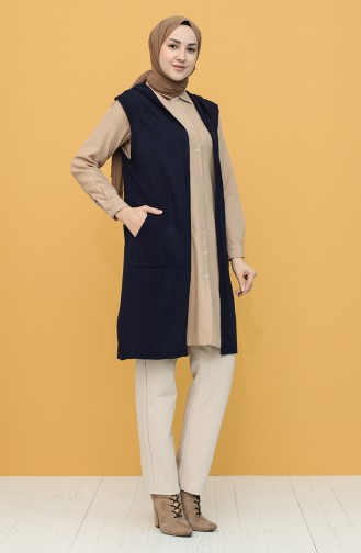 Navy Blue Gilet 4299-11