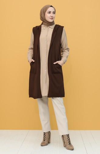 Brown Gilet 4299-12