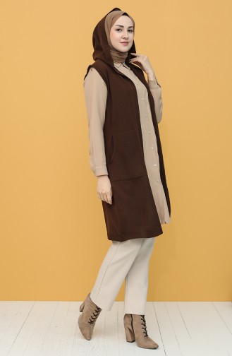 Brown Gilet 4299-12