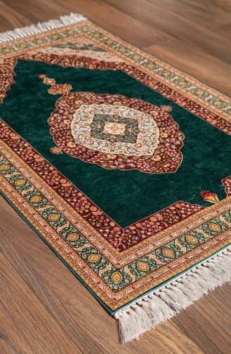 Emerald Green Prayer Rug 1000-06