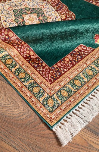 Emerald Green Prayer Rug 1000-06