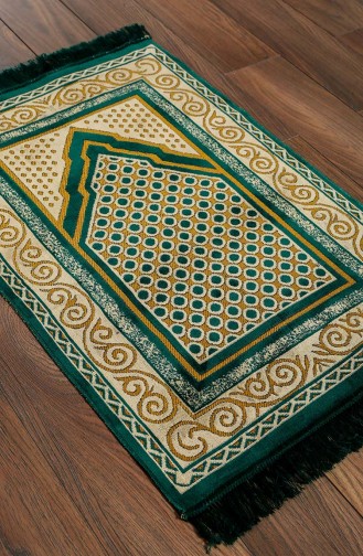 Tapis de Prière Vert emeraude 0004-02