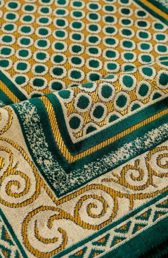 Tapis de Prière Vert emeraude 0004-02