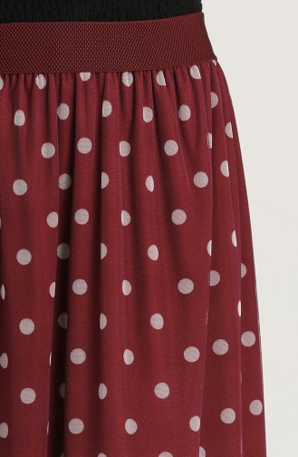 Claret Red Skirt 5031-01