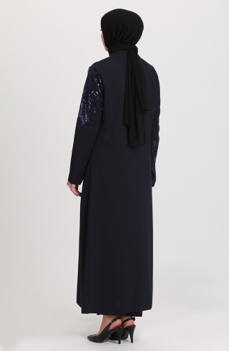 Abayas Bleu Marine 2042-02