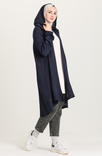 Navy Blue Cardigans 1574-04