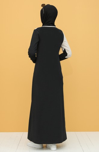 Garnili Spor Elbise 50101-01 Siyah