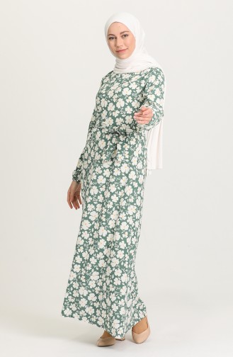 Robe Hijab Vert 0390-02