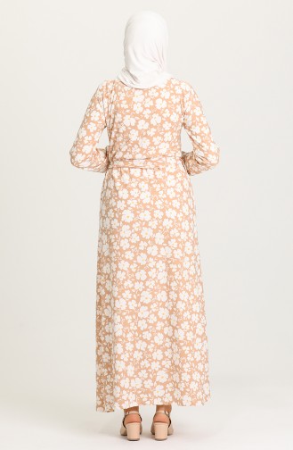 Robe Hijab Caramel 0390-03